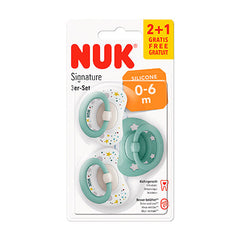 CHUPÓN 0-6M X3UND C/TAPA - NUK