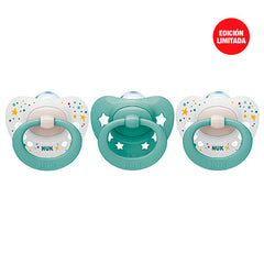 CHUPÓN 0-6M X3UND C/TAPA - NUK
