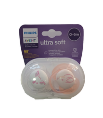 CHUPÓN ULTRA SOFT 0-6M X 2UND. - AVENT