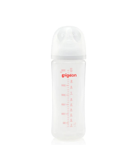 11oz BIBERON POLIPROPILENO SOFTOUCH PERISTALTICO BOCA ANCHA PLUS BPA FREE - PIGEON