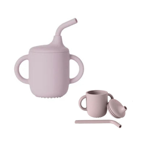 VASO DE SILICONA CON CAÑITA 4oz.