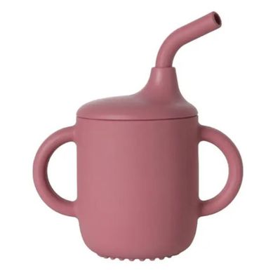 VASO DE SILICONA CON CAÑITA 4oz.