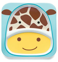 PLATO MELAMINE + BOWL JIRAFA - SKIP HOP