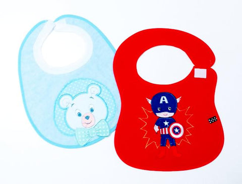 BABERO SUPER HÉROE / OSO PACK X2 - AGU BELLO